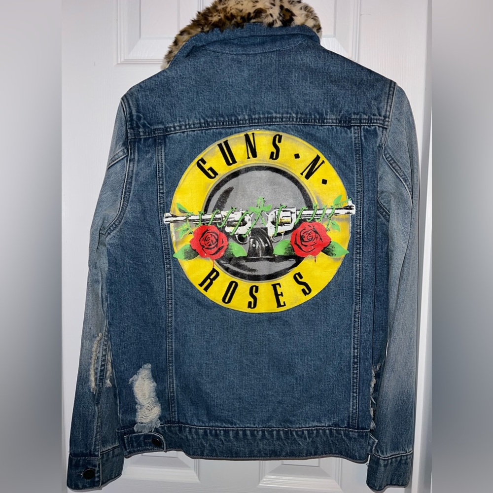 Guns n Roses distressed jacket